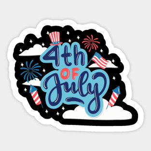 Independence Day 4th Of July Sticker